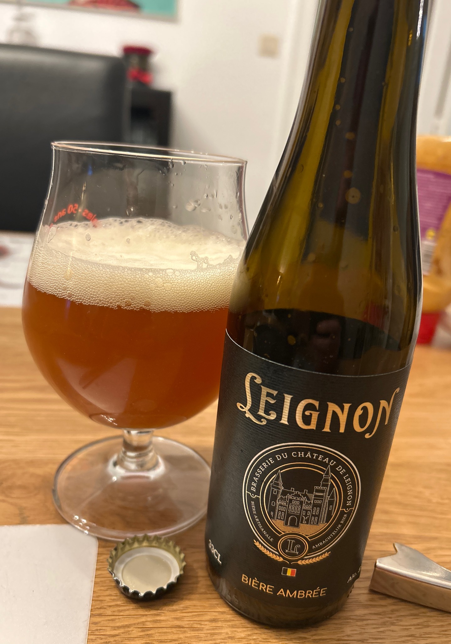 Leignon ambrée, Belgium