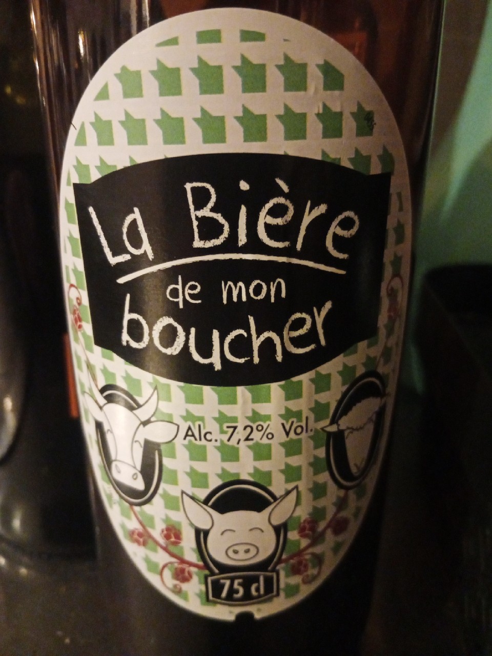La Bière De Mon Boucher Ambrée, Côté Bière