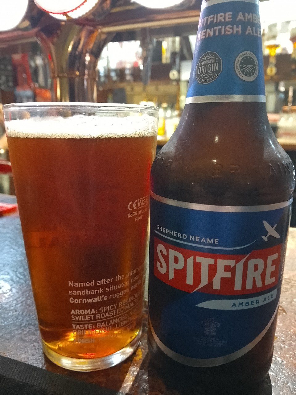 Spitfire Amber Kentish Ale, Shepherd Neame