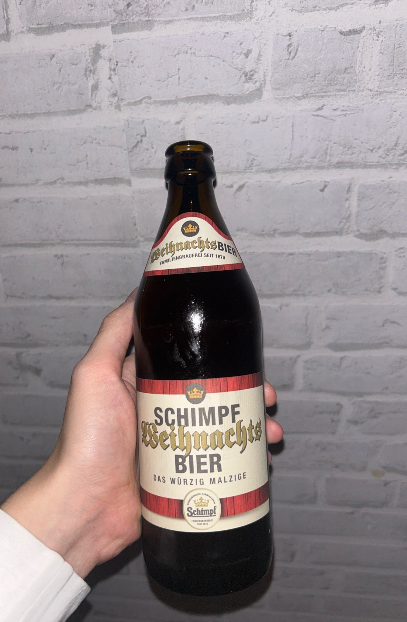 Schimpf Weihnachtsbier, Kronenbrauerei Schimpf