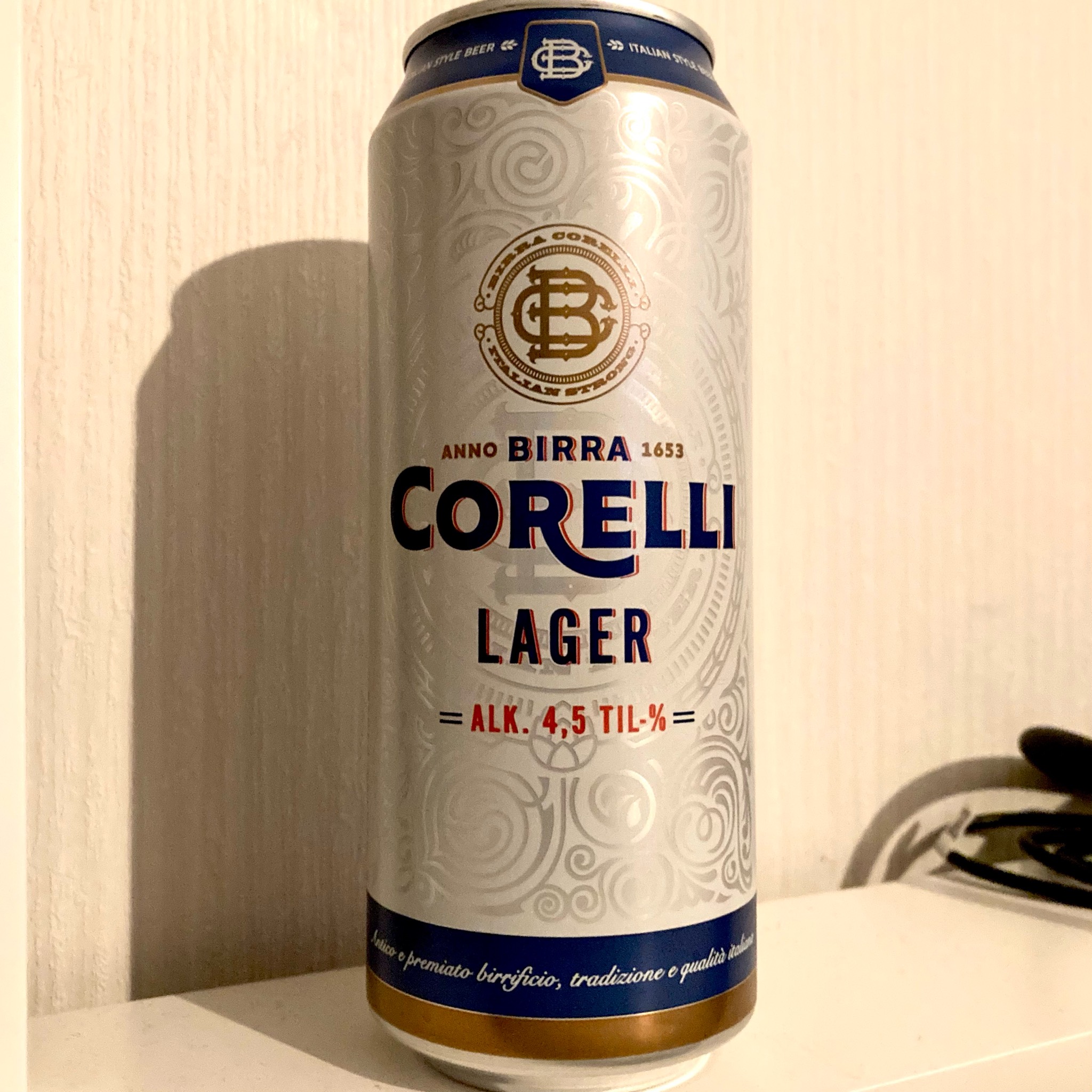 Birra Corelli Lager, Font Salem (Damm)