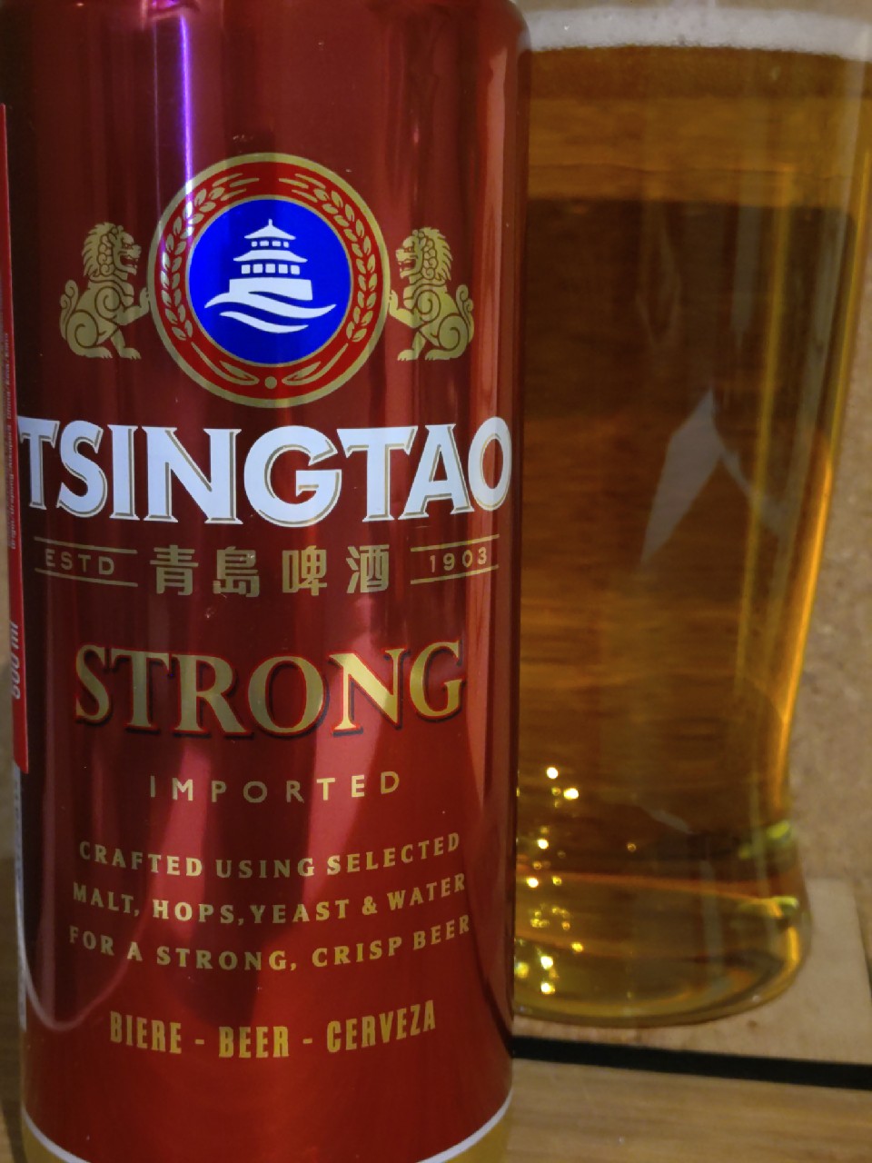 Tsingtao Strong lager, China