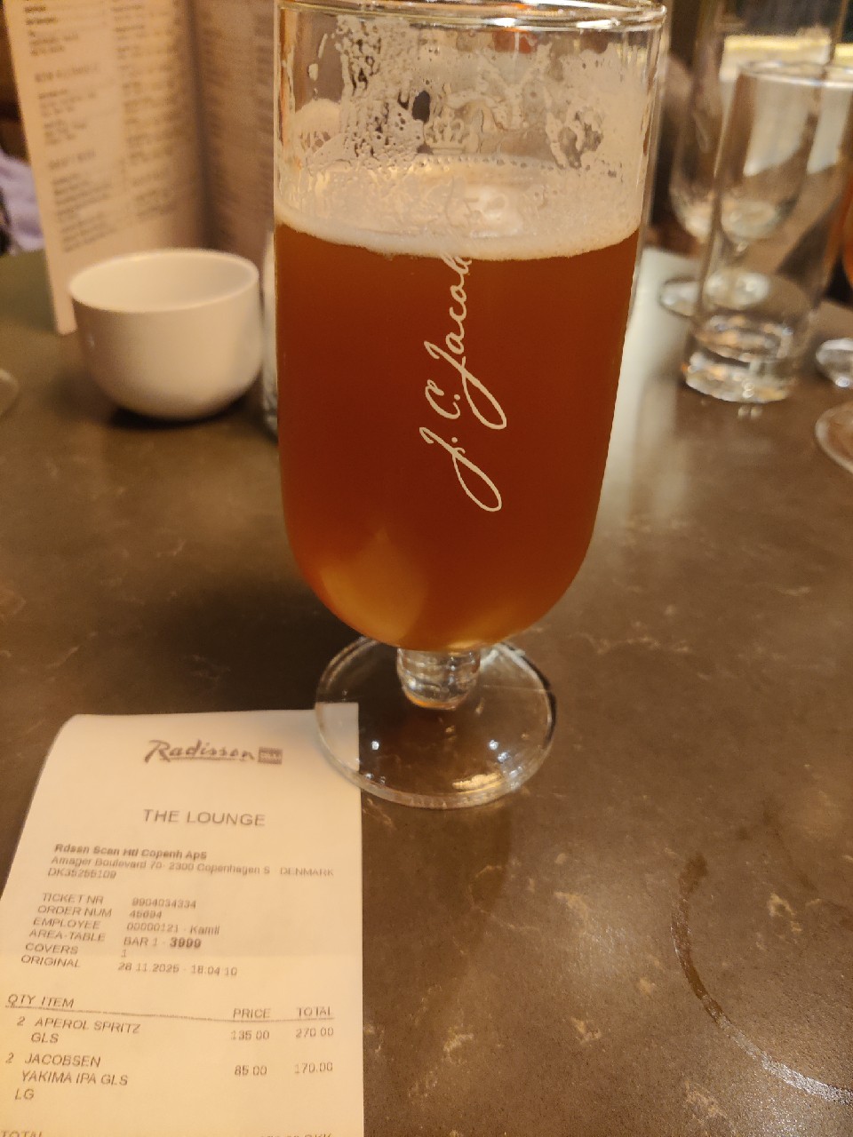 Yakima IPA, Denmark