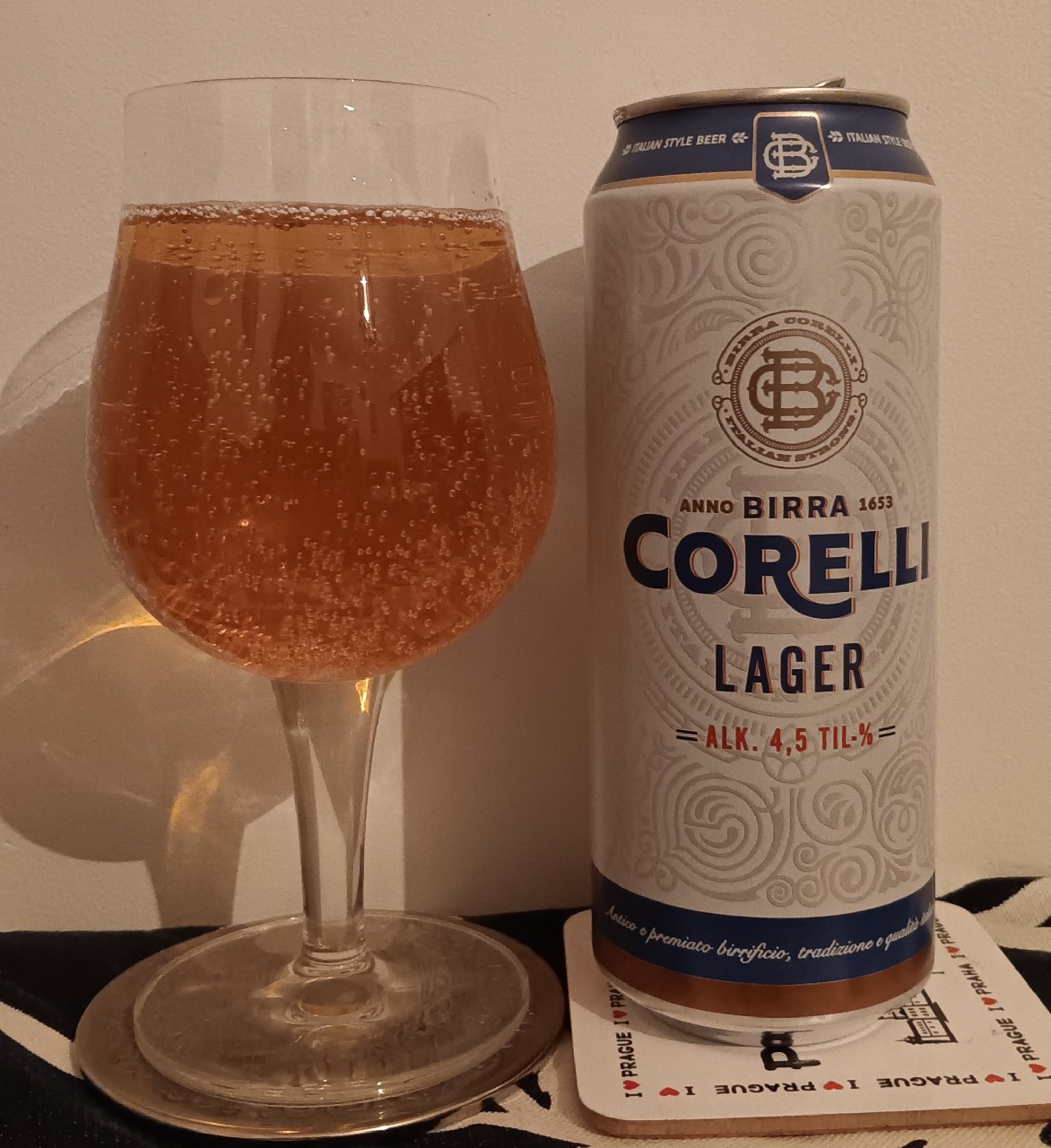 Birra Corelli Lager, Font Salem (Damm)
