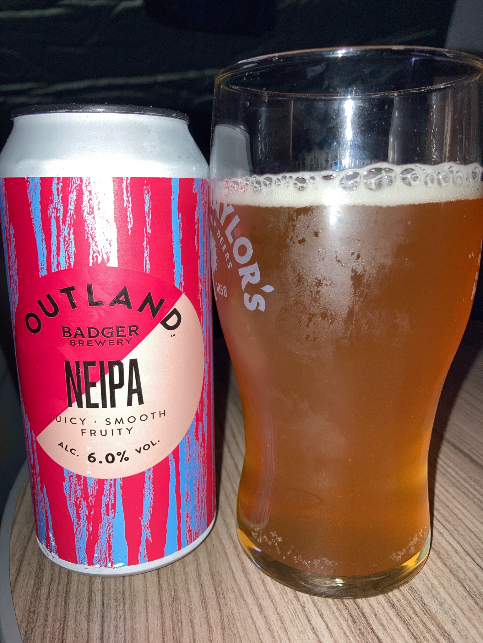 Outland NEIPA, Badger Brewery (Hall & Woodhouse)