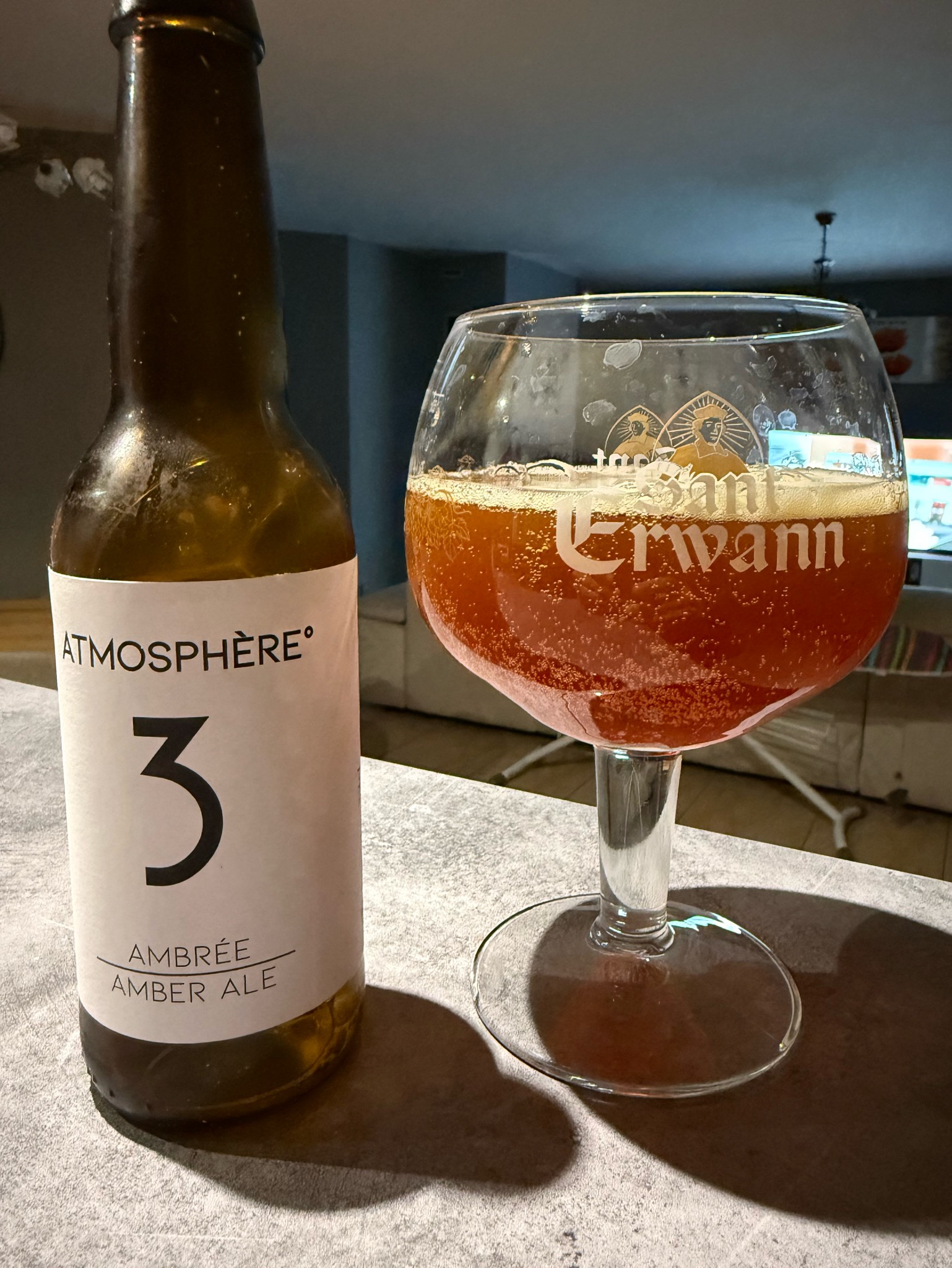 3 Ambrée - Amber Ale, Brasserie Atmosphère