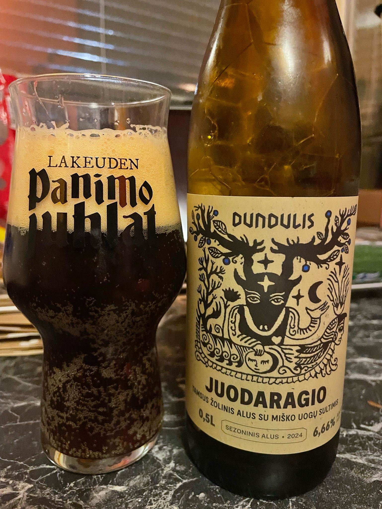 Juodaragio, Širvenos Bravoras (Dundulis)