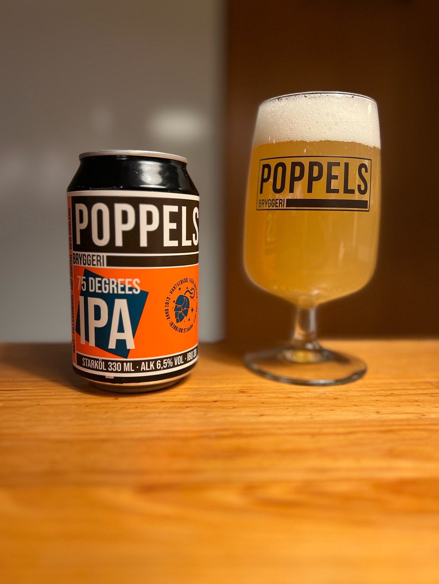 75 Degrees IPA, Poppels Bryggeri