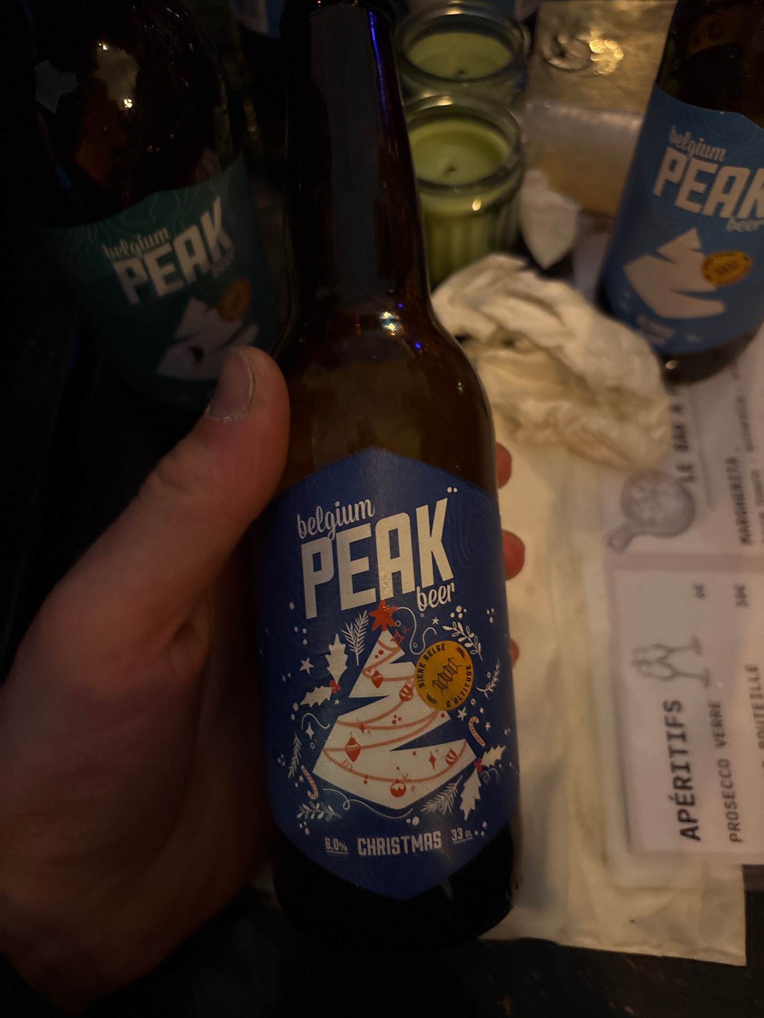 Christmas, Belgium Peak Beer