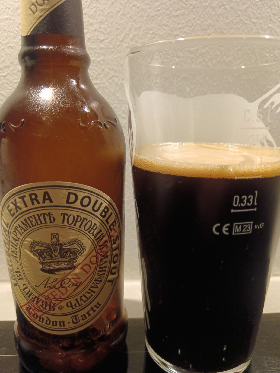 Imperial Extra Double Stout, Estonia