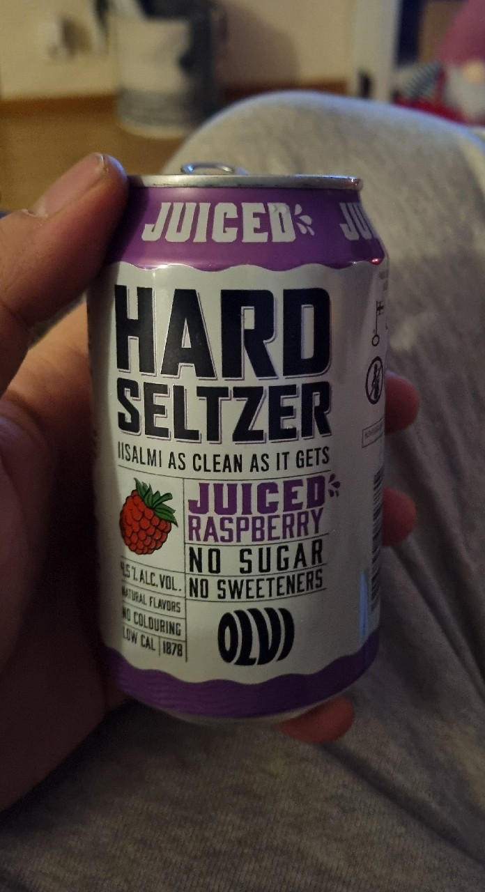 Hard Seltzer Juiced Raspberry, Finland