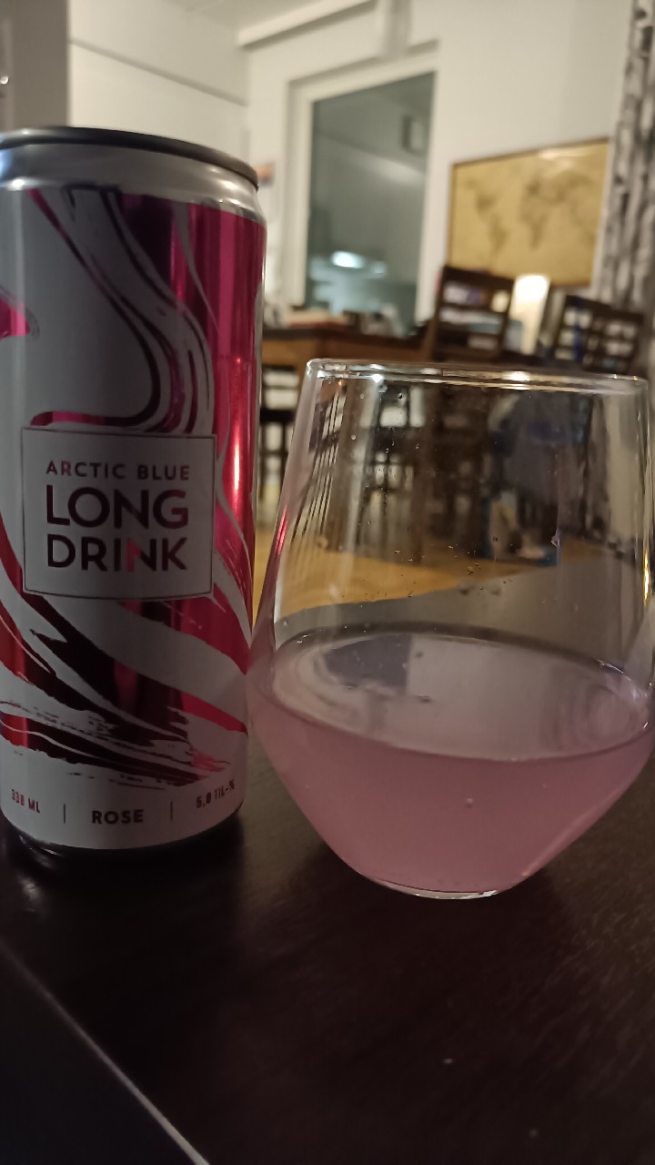 Arctica Blues Long Drink Rose, Arctic Blue Beverages