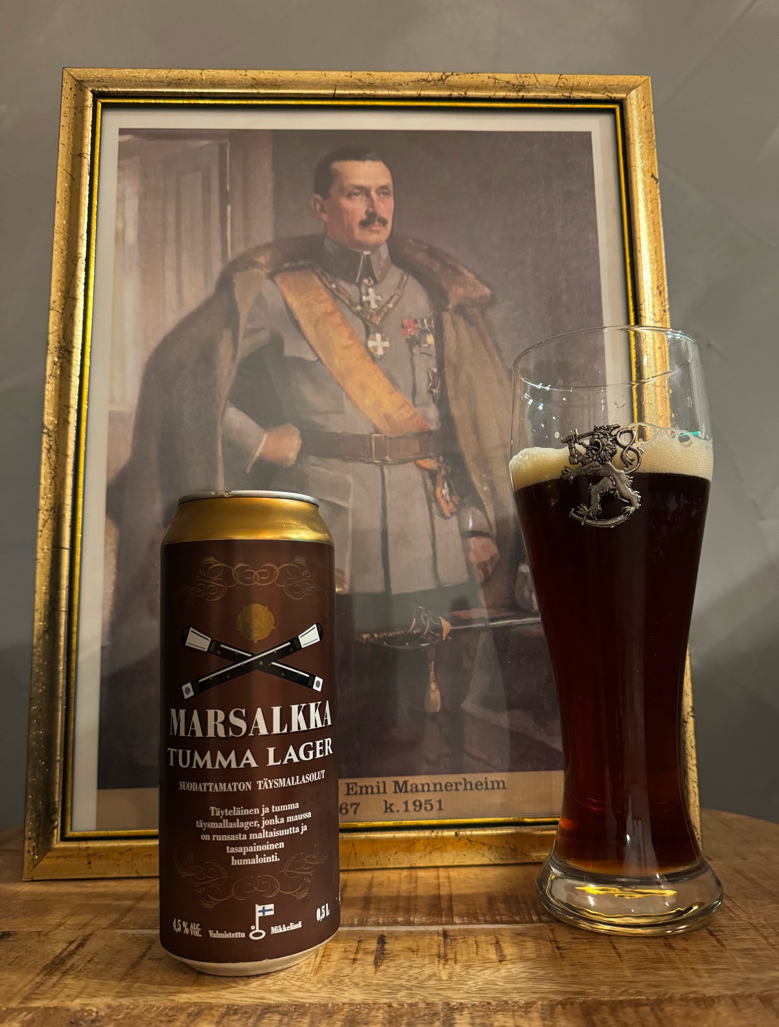 Marsalkka Tumma Lager, Finland