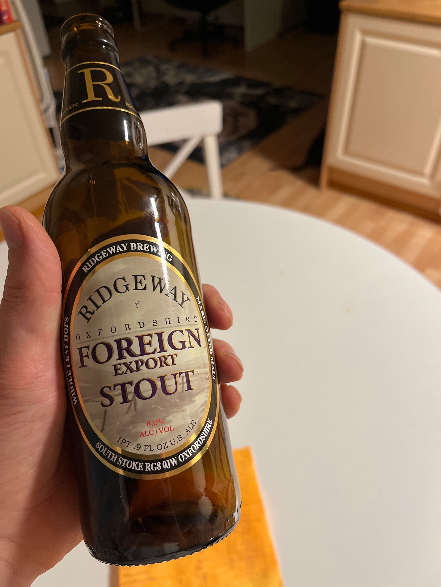 Foreign Export Stout, Ridgeway Brewing