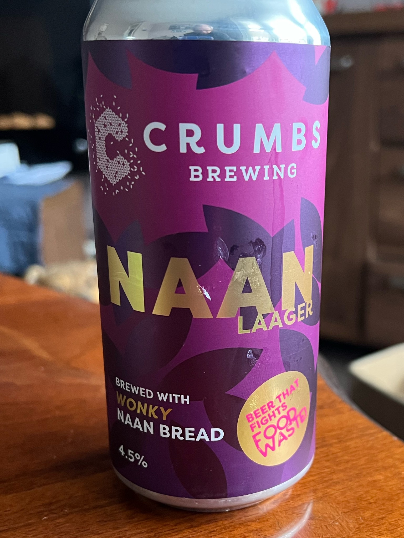 Naan Lager, Crumbs Brewing