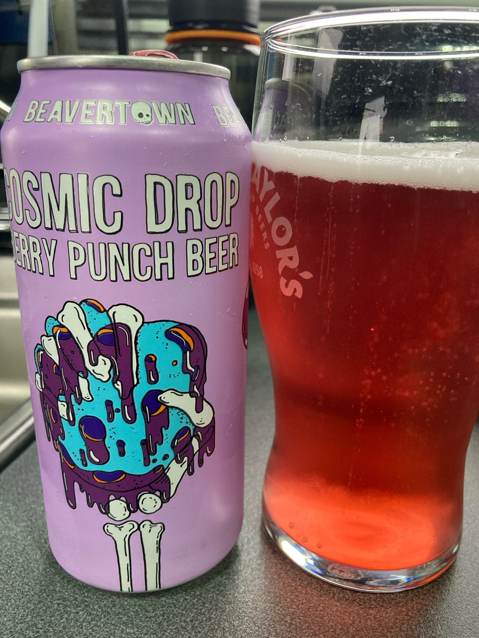 Cosmic Drop Berry Punch Beer, Beavertown Brewery