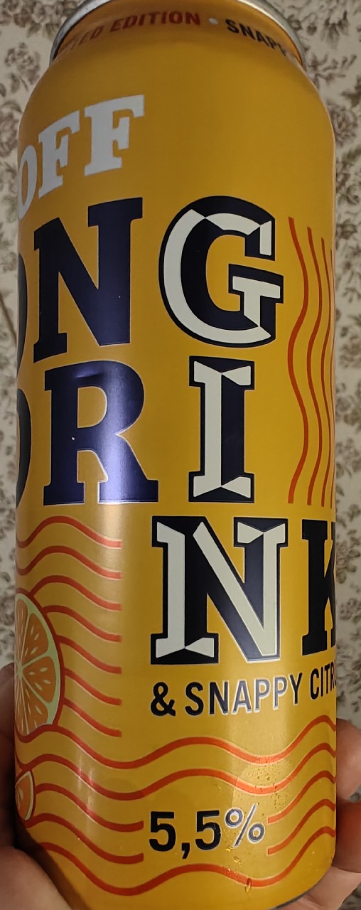 KOFF Long Drink Snappy Citrus, Finland