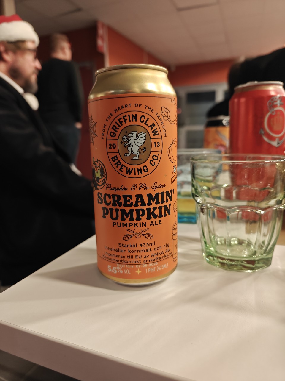 Screamin' - Pumpkin Ale, Griffin Claw Brewing Company