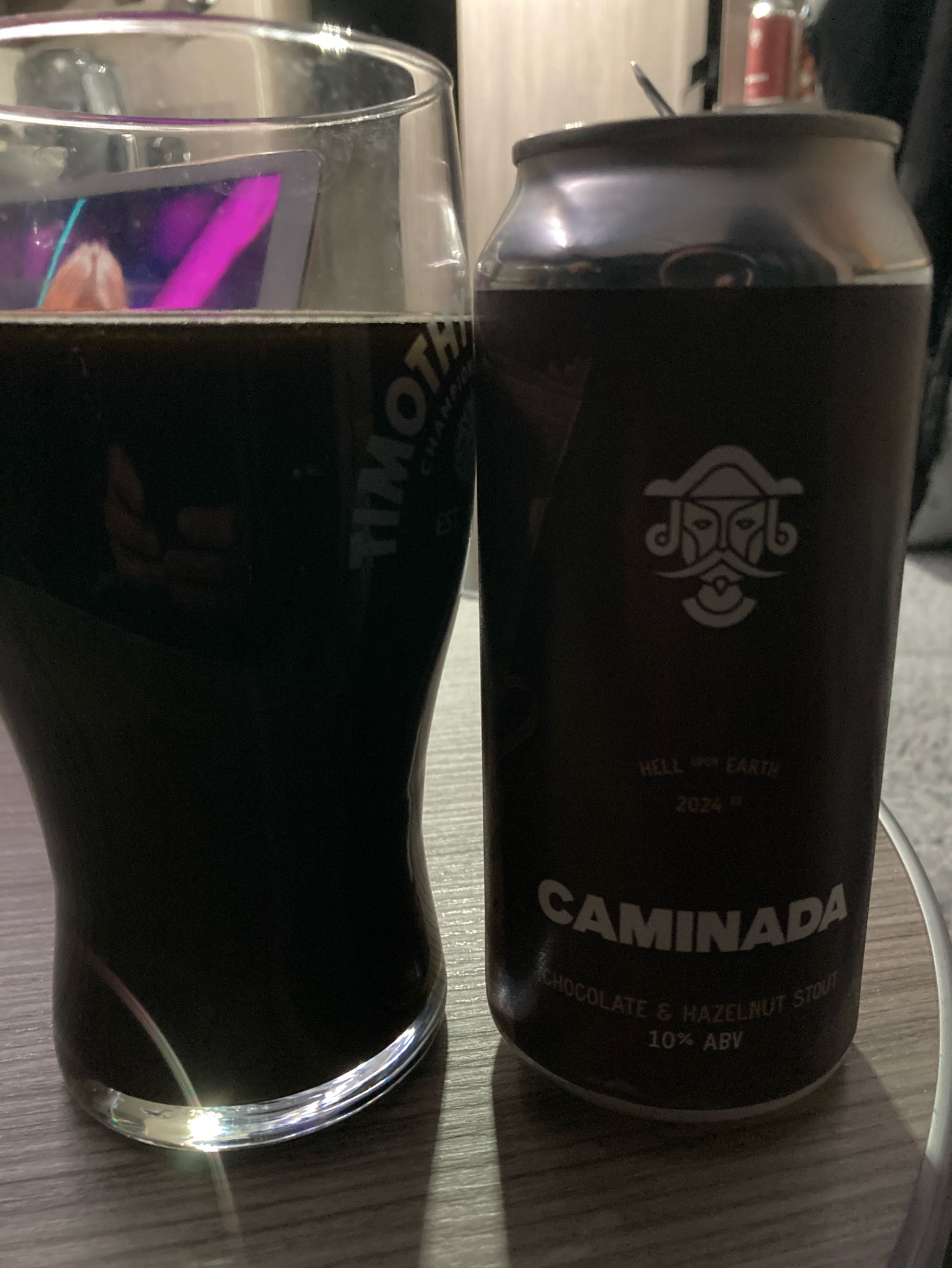 Caminada chocolate and hazelnut, Blackjack Brewing Company