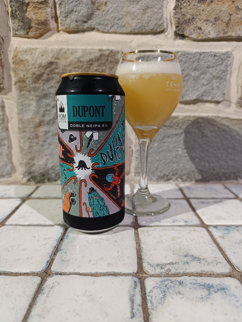 dupond ( single hop citra), Kom Beer