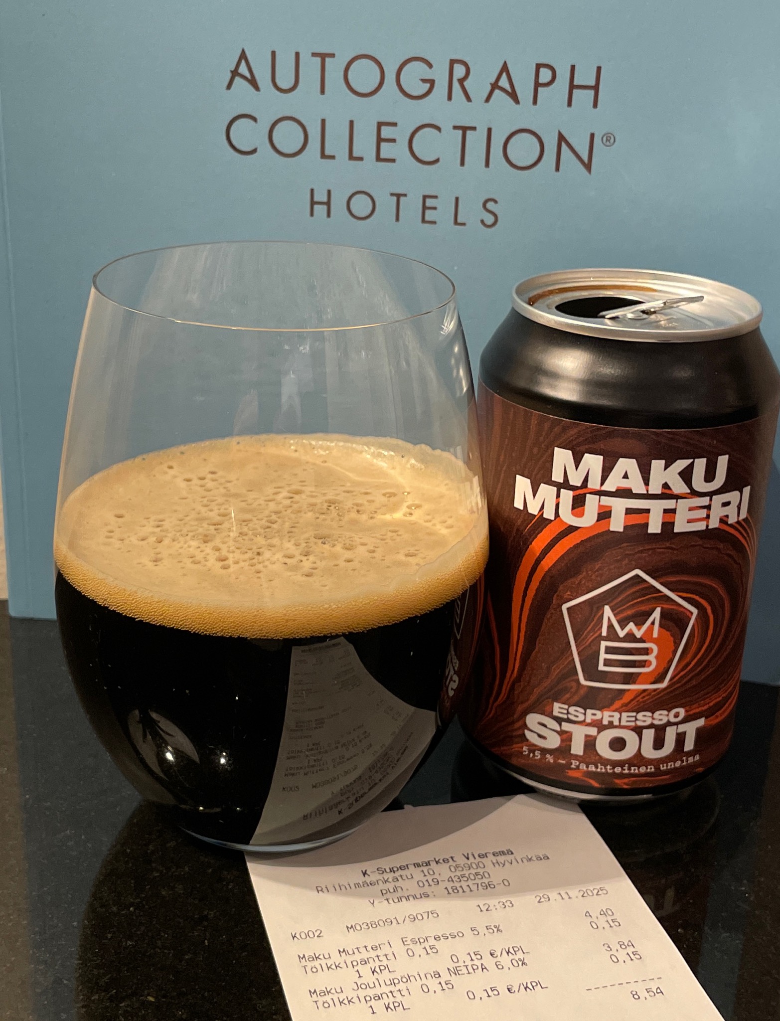Mutteri Espresso Stout, Maku Brewing