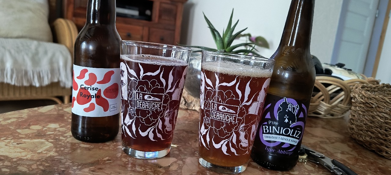 Ma P'tite Biniouz Abbaye, Brasserie Régionale De L'Ouest (Ex L'Hirondelle - Ménez Bré)