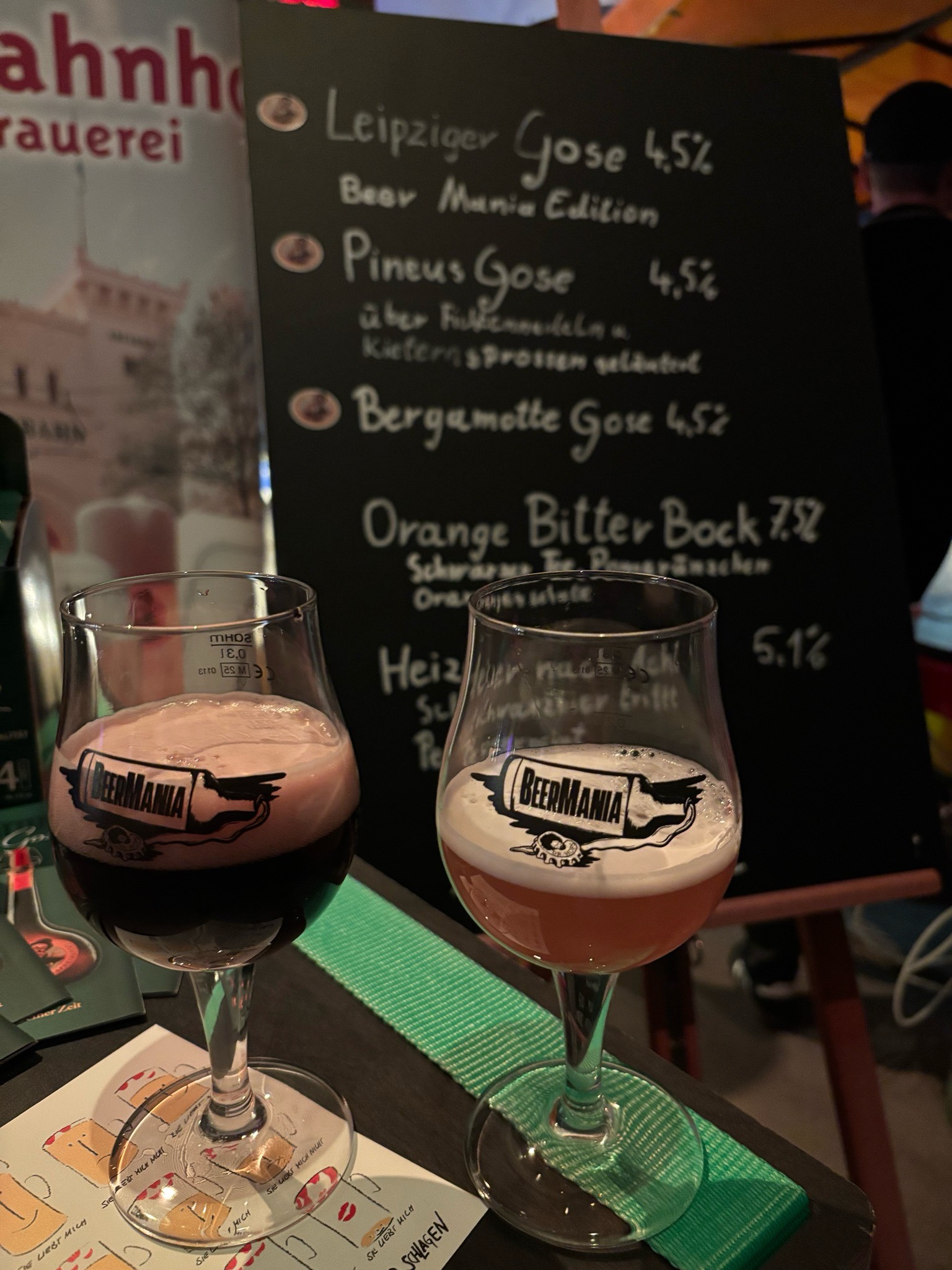 Pineus Gose, Gasthaus & Gosebrauerei Bayerischer Bahnhof