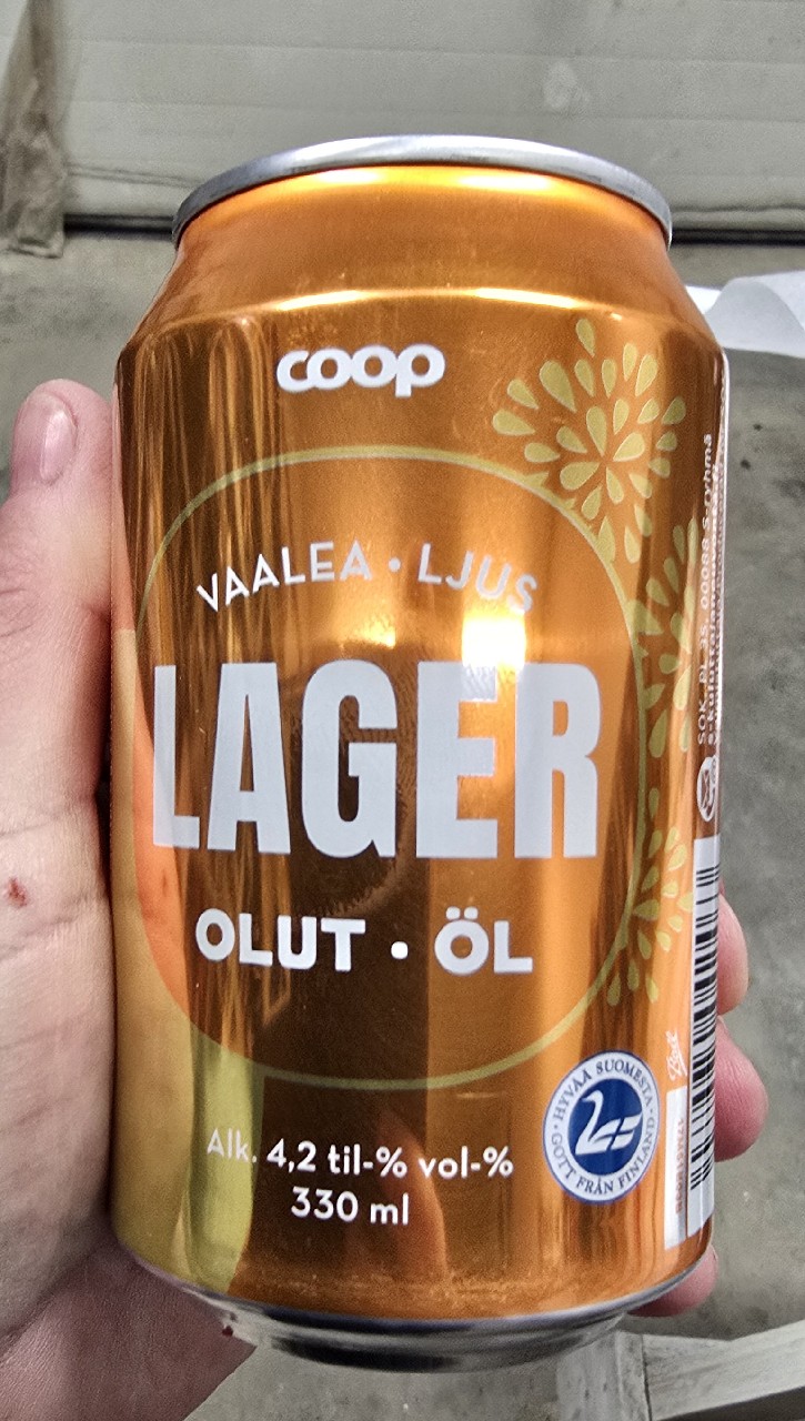 Coop Vaalea Lager 4.2%, Finland