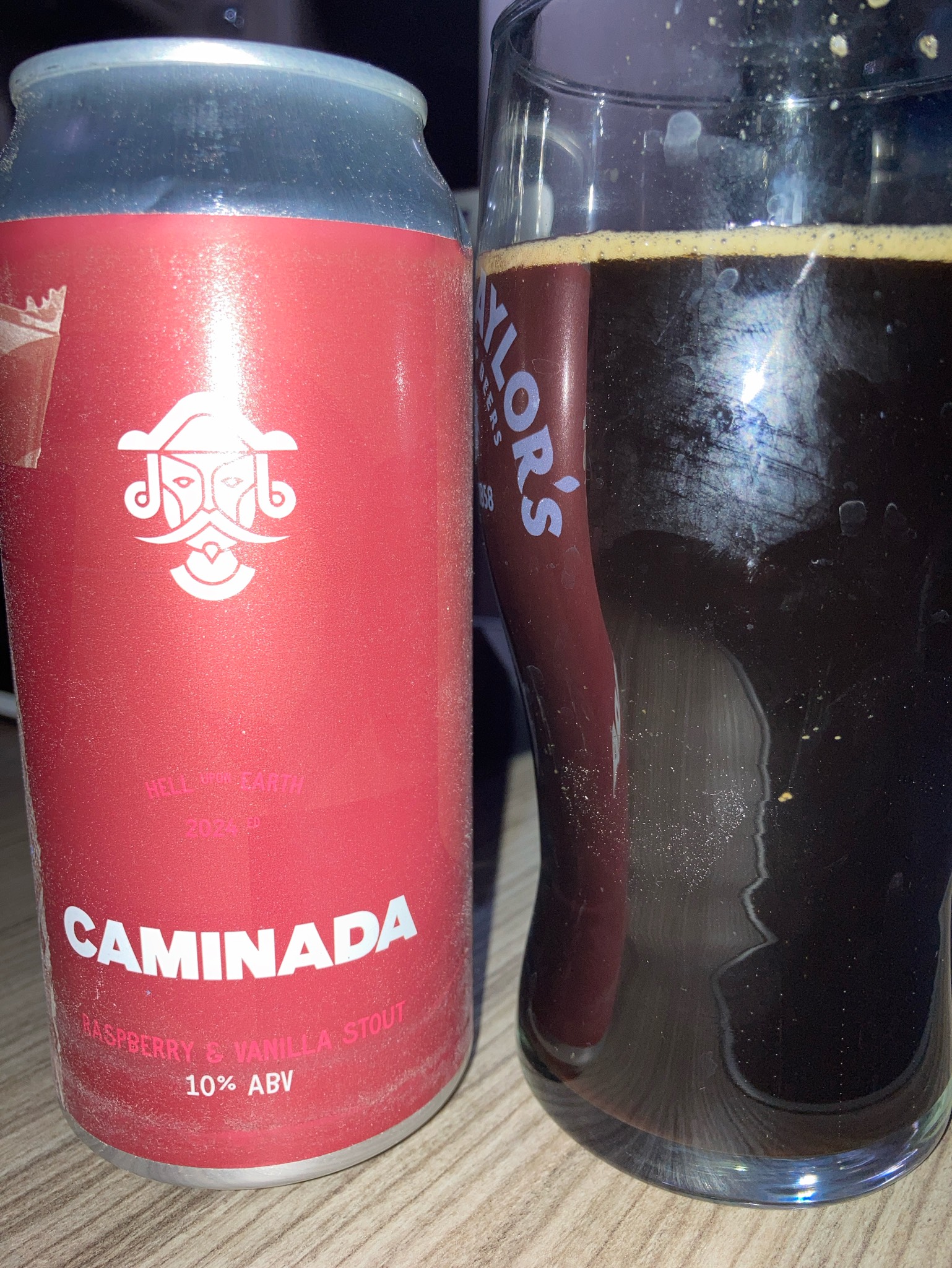 Caminada raspberry & vanilla, Blackjack Brewing Company