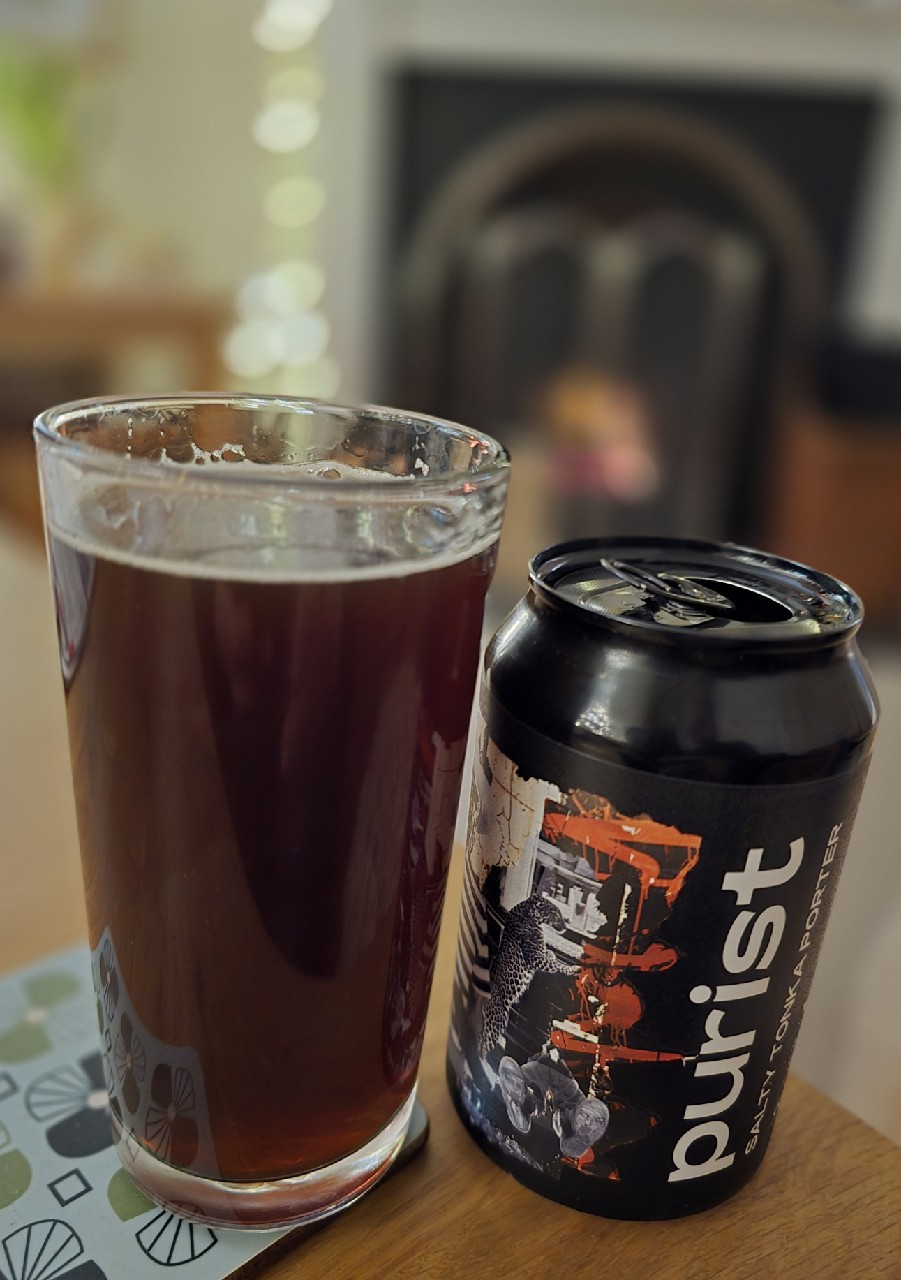 Purist Salty Tonka Porter, B* Bop Fermentory