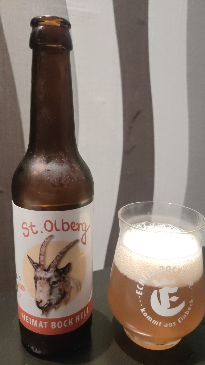 St. Olberg Heimat Bock Hell, Vintäsch
