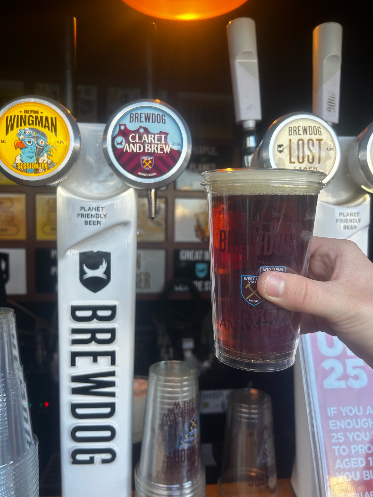 Claret and brew, Scotland