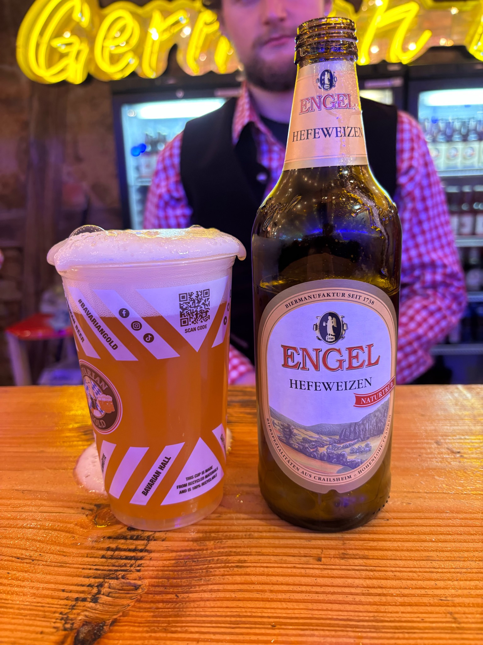 Engelbräu Hefe-Weizen Hell, Engelbräu Rettenberg