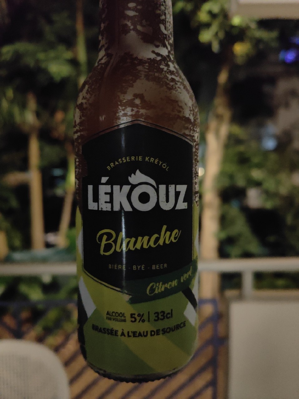 Lékouz Blanche Citron Vert, Brasserie Kréyol Lékouz