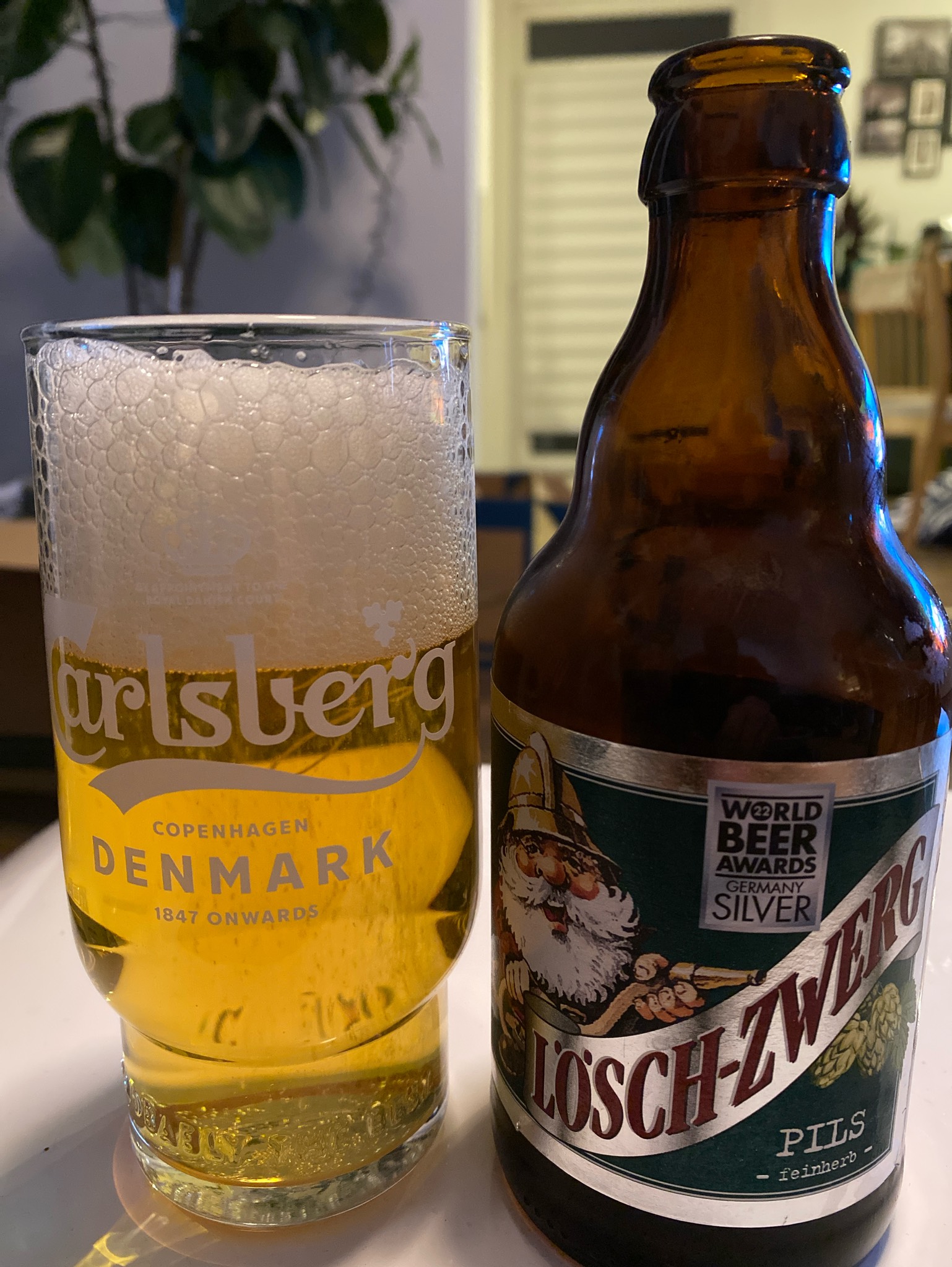 Lösch-zwerg Pils Feinherb, Privatbrauerei Schimpfle