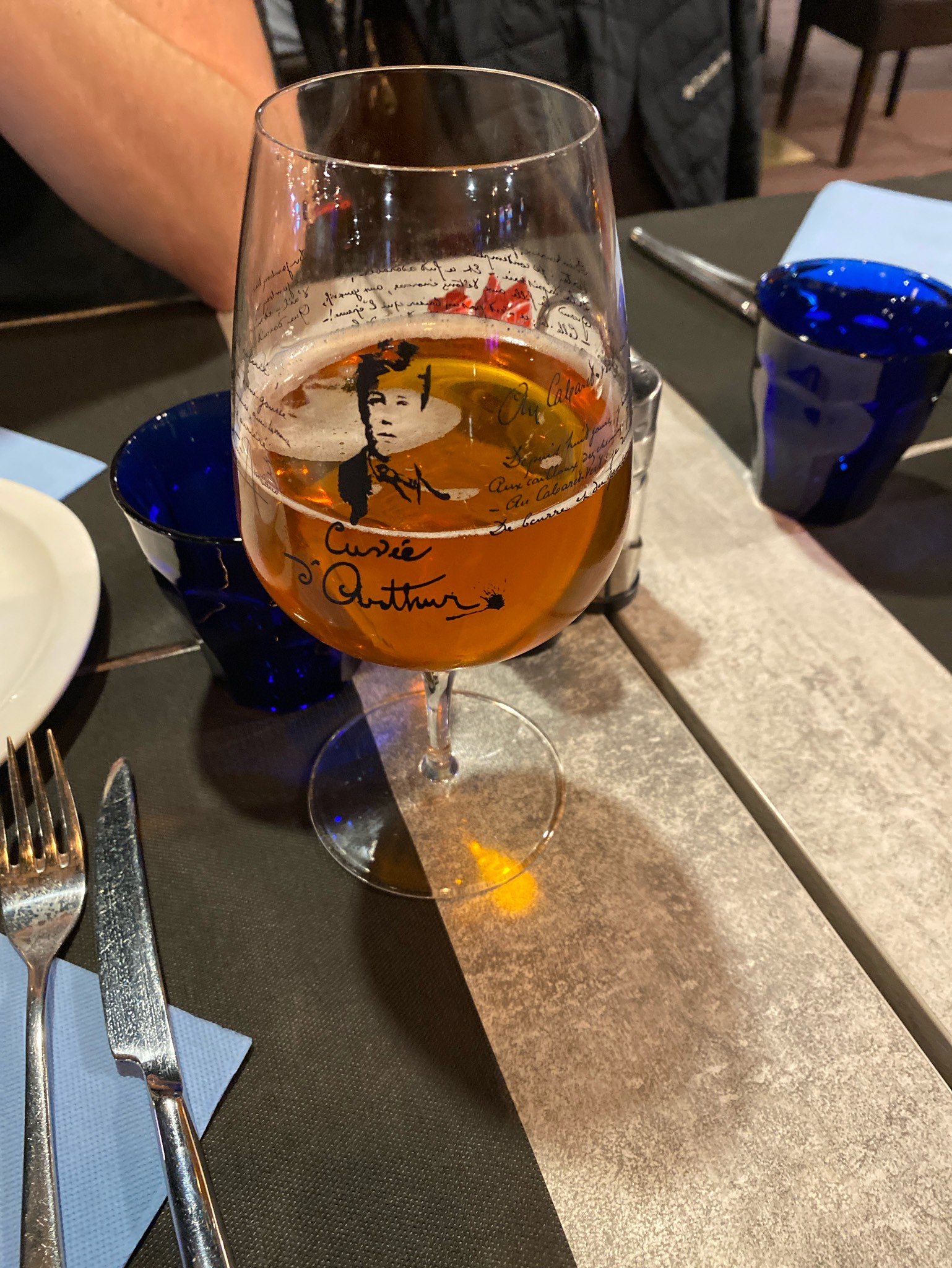 Cuvée D'Arthur Blonde, Brasserie D'Arthur