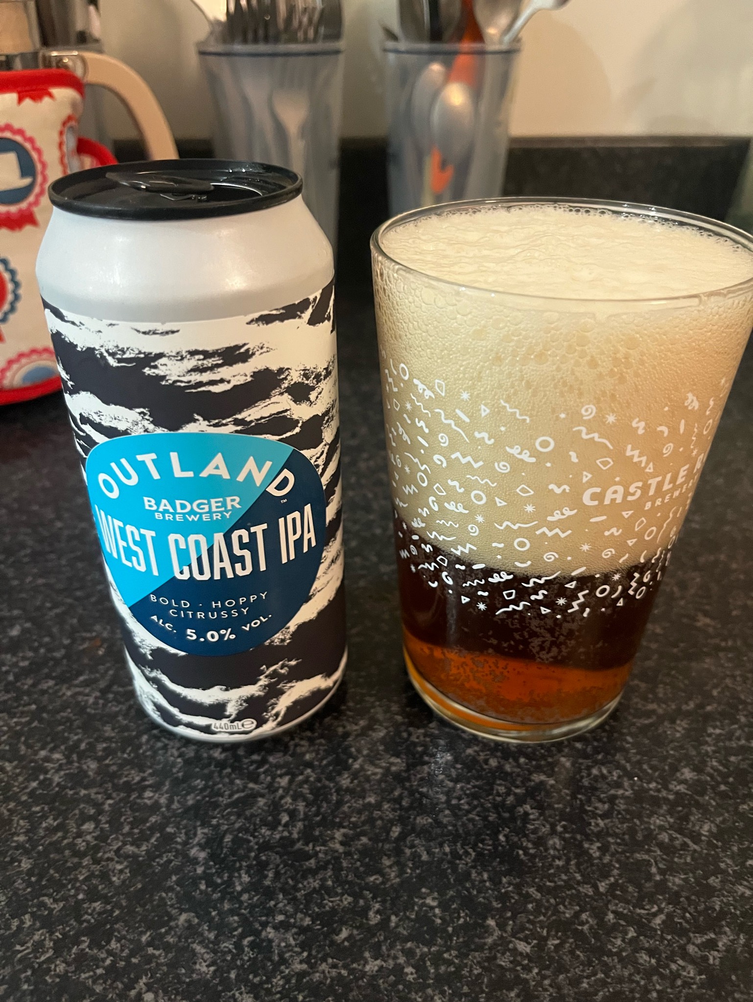 Outland West Coast IPA, Badger Brewery (Hall & Woodhouse)