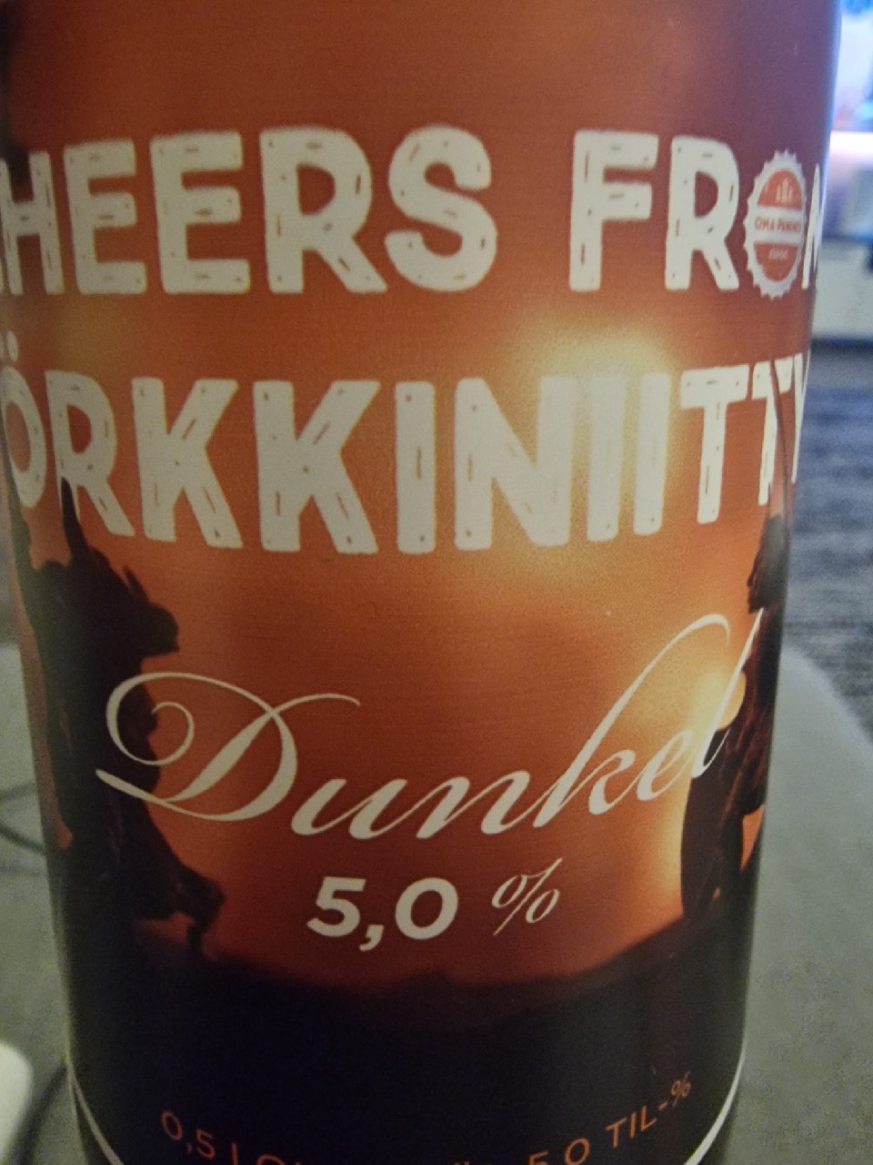 Cheers from Örkkiniitty, Finland