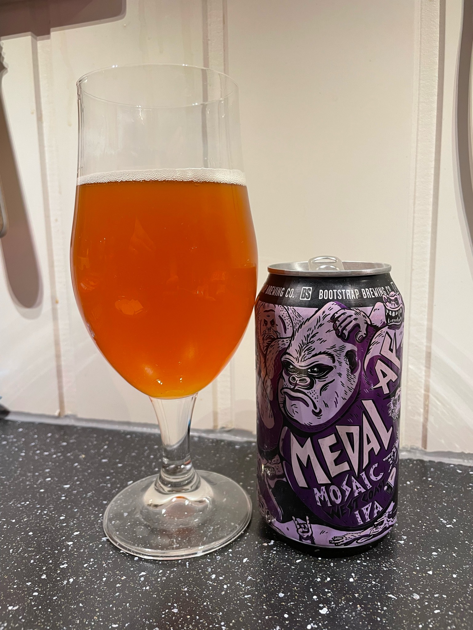 MEDAL AF Mosaic IPA, Bootstrap Brewing