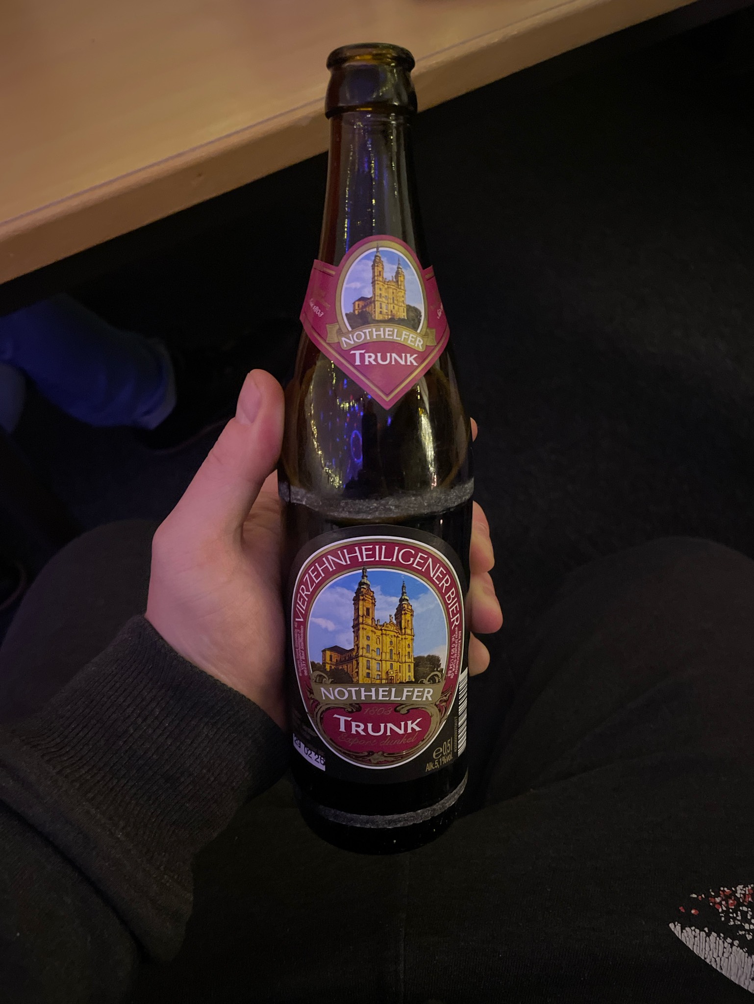 Nothelfer Trunk Dunkel, Alte Klosterbrauerei Vierzehnheiligen Brauerei Trunk