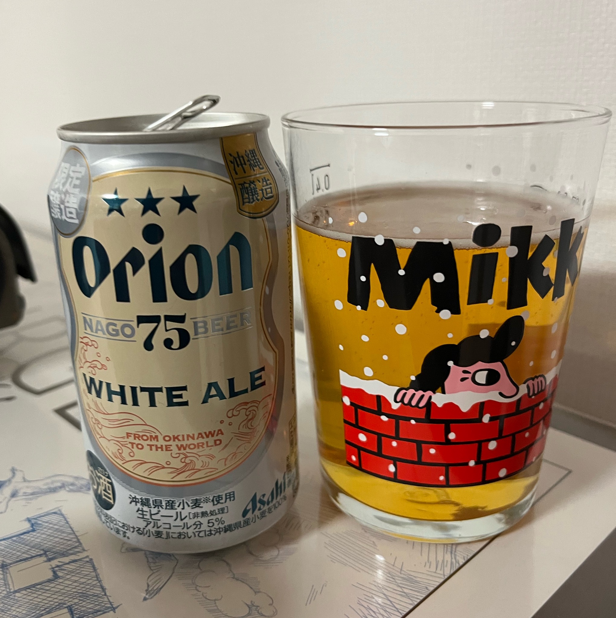 75BEER WHITE ALE, Orion Breweries Ltd. (Asahi)
