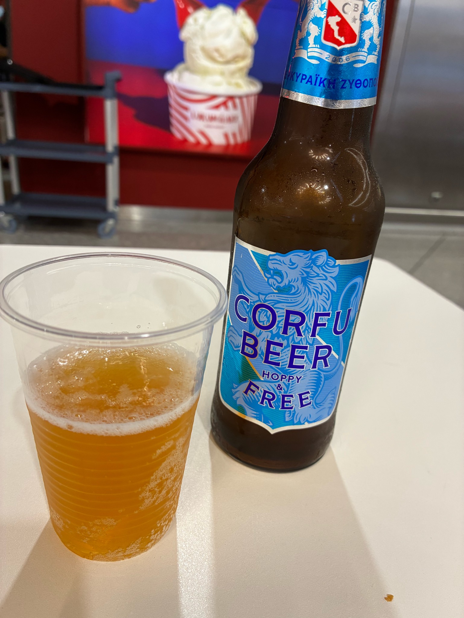 corfu beer hoppy & free, Corfu Beer