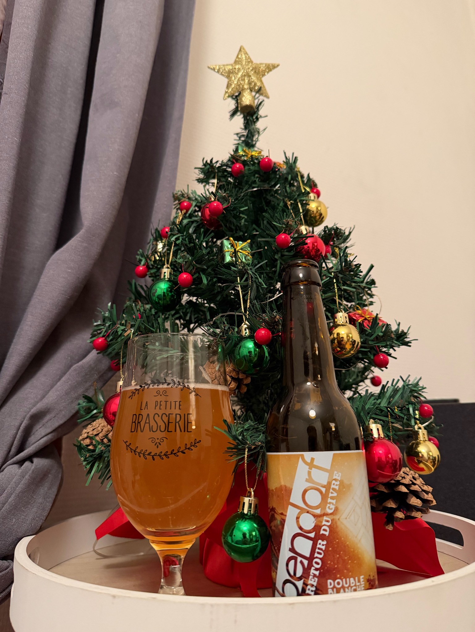 Retour du givre double blanche passion, Brasserie Bendorf