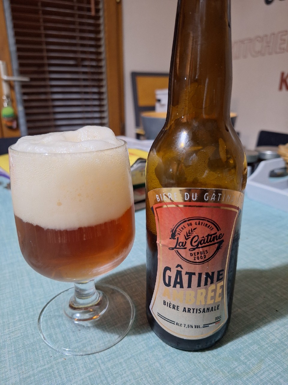 La Gâtine Ambrée, Bière La Gâtine