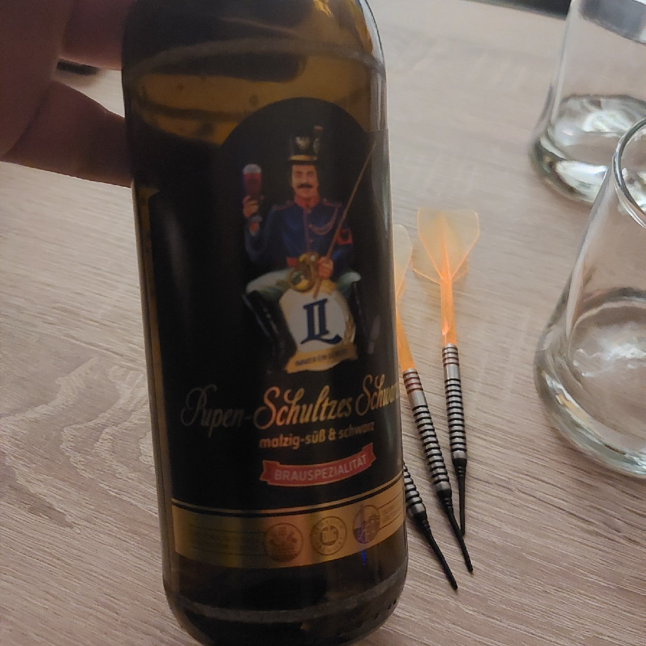 Pupen-Schultzes Schwarzes, Landskron Brauerei