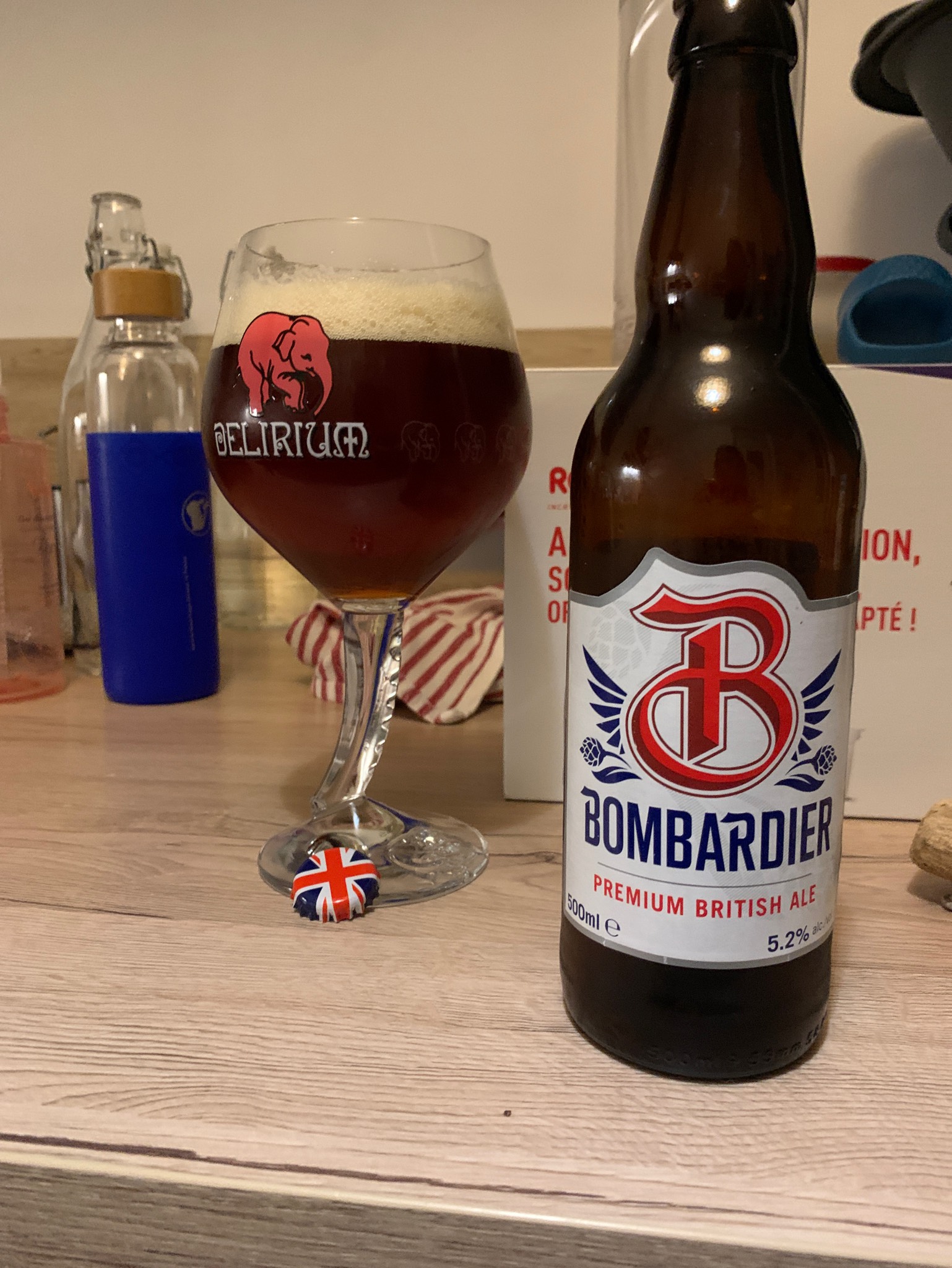 Bombardier Amber Beer / Premium British Ale, Eagle Brewery (formerly Charles Wells)