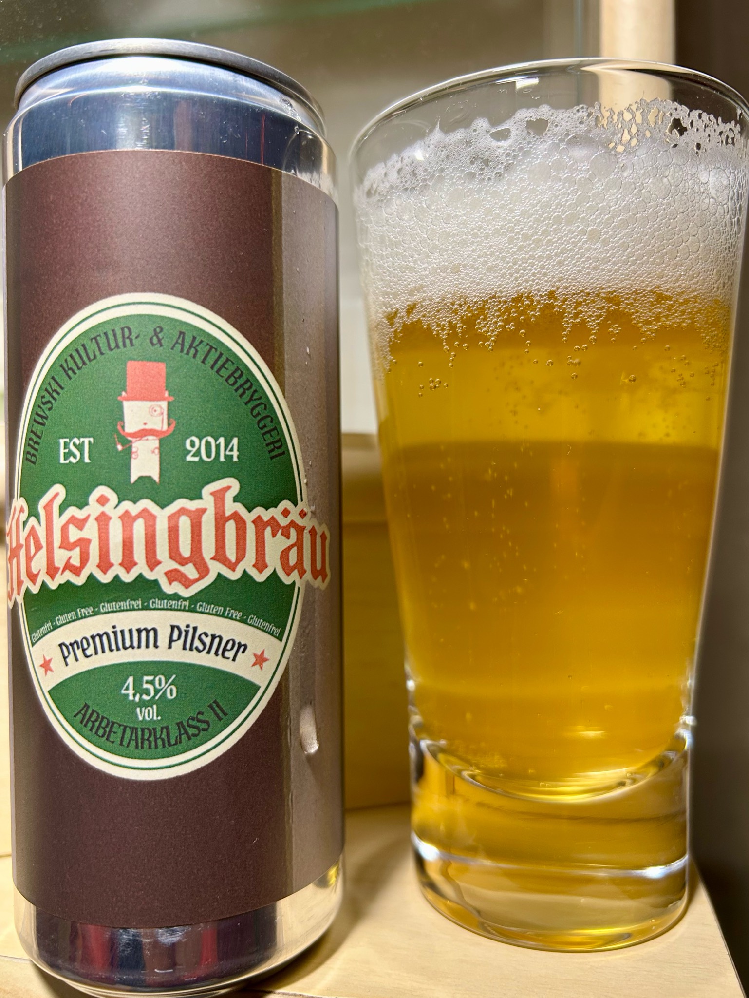 Helsingbräu Premium Pilsner, Sweden