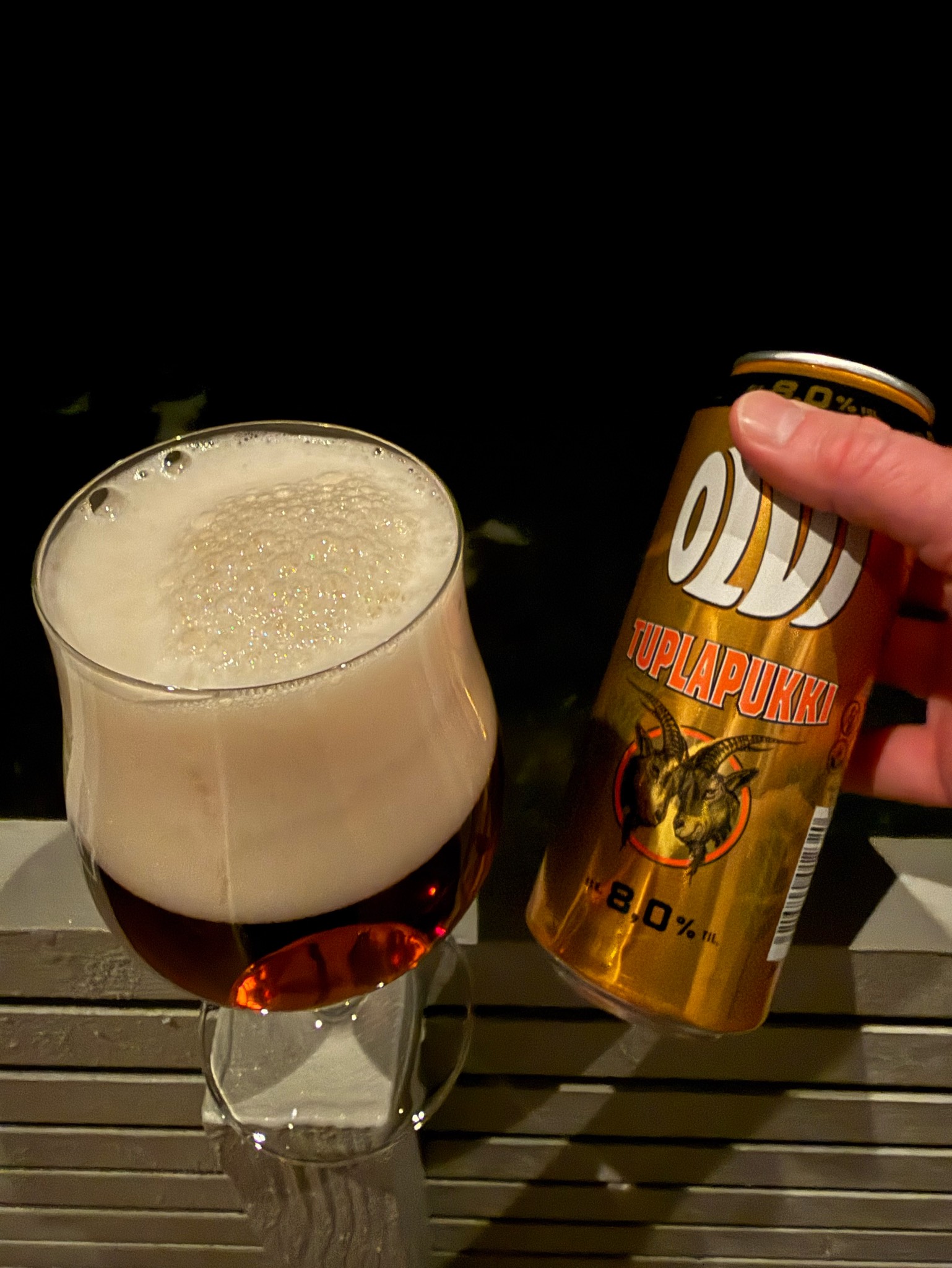 Olvi Tuplapukki 8.0%, Finland