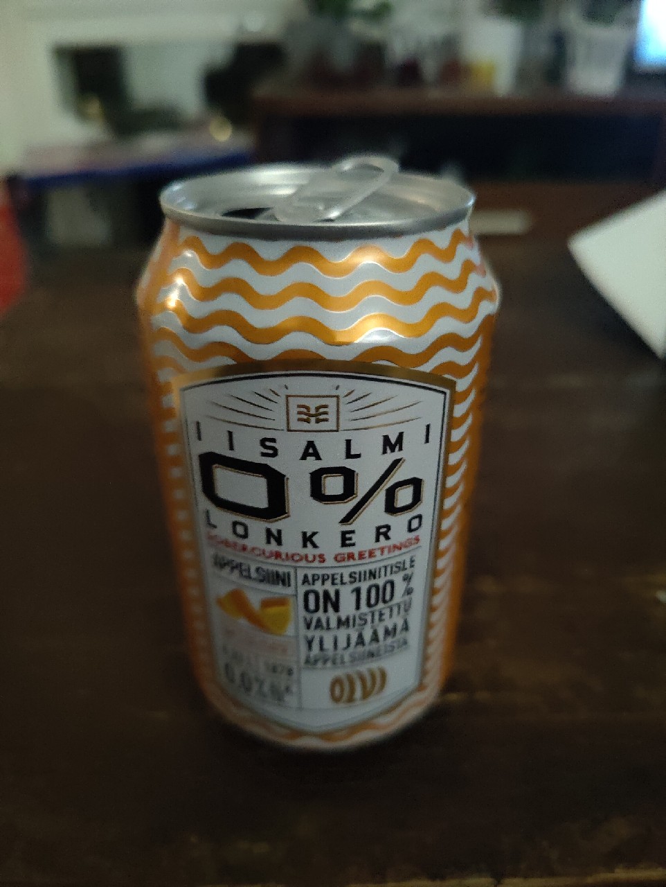 Olvi Iisalmi Appelsiini Alkoholiton Lonkero 0%, Finland