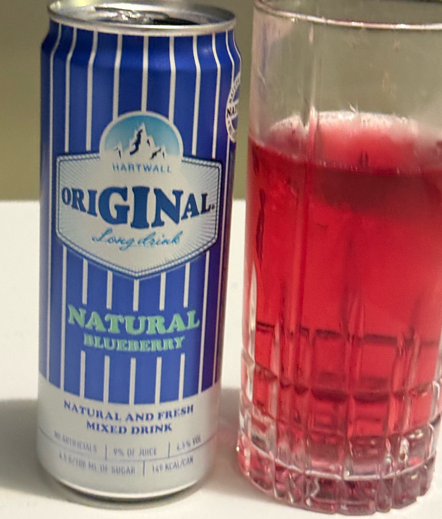 Original Long Drink Natural Blueberry, Finland